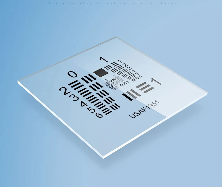 USAF1951 Resolution Test Chart Optical Resolution Plate for Endoscope Macro Lens Testing
