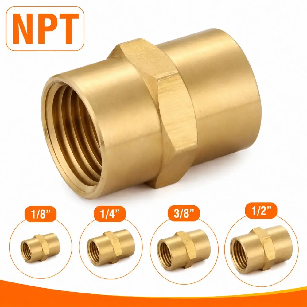Adapter Brass Brass Coupling Female Thread 1/4