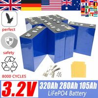 DianKaishou 3.2v 320ah 150ah 280ah Lifepo4 Battery Lithium Iron Phosphate for Golf cart Travel Solar Campers batteries Duty-free