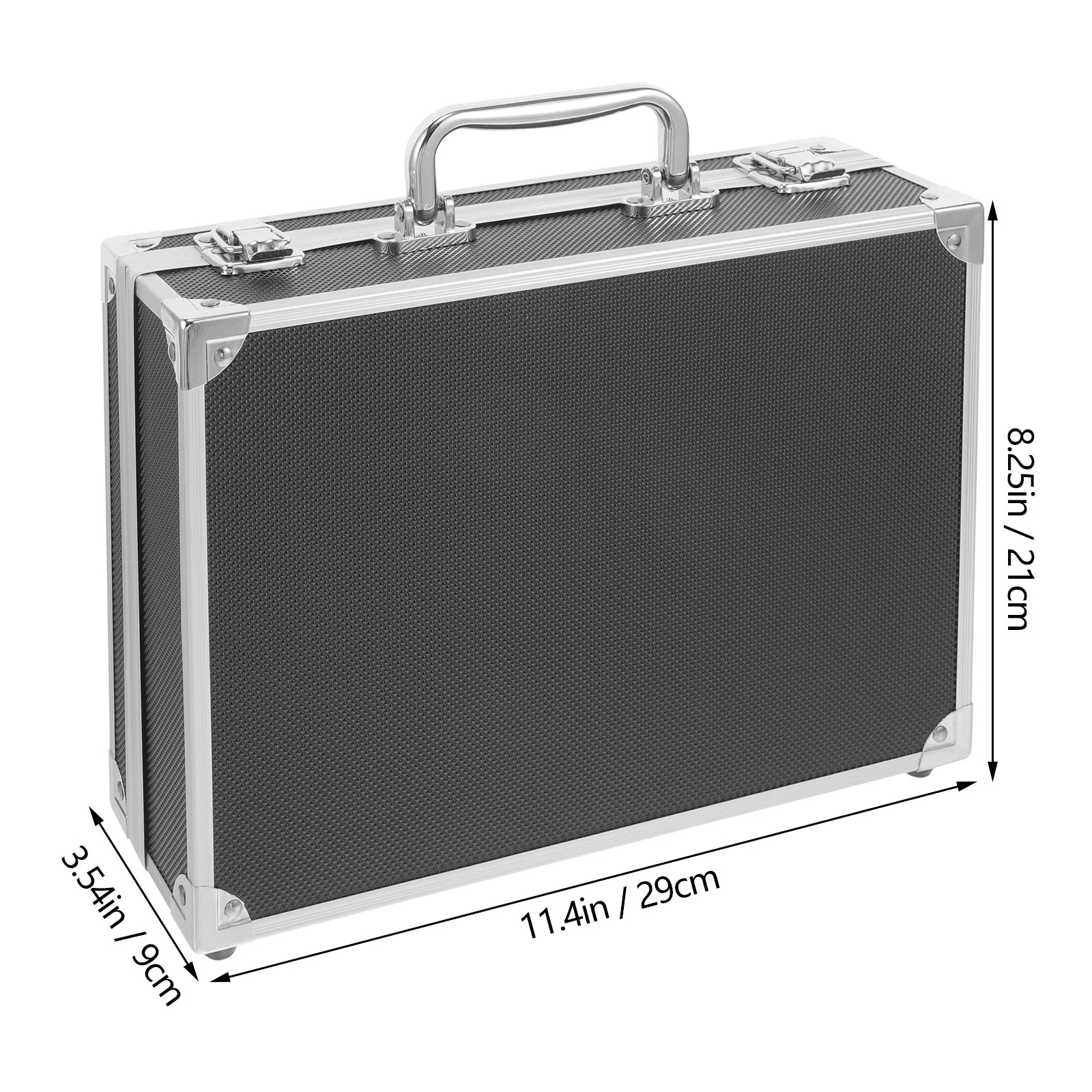 Aluminum Alloy Tool Box Hard Briefcase Portable Storage Case For Tools Instruments Men Metal Carrying Case Waterproof