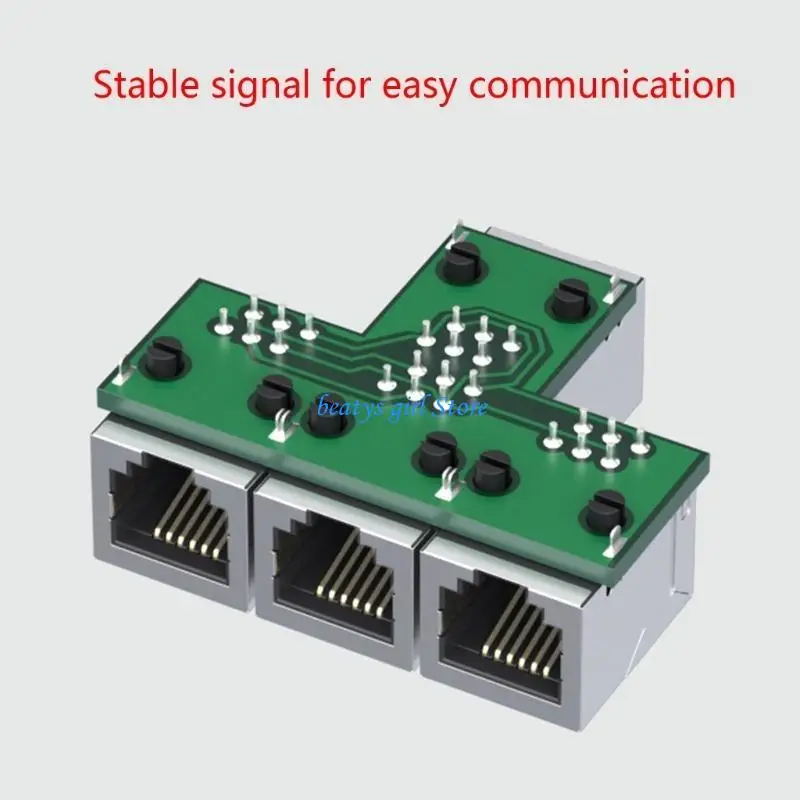 

C7AB Phone Splitter Adapter 3Port/4 Port Extension 6P6C Telephone Wall Adaptor