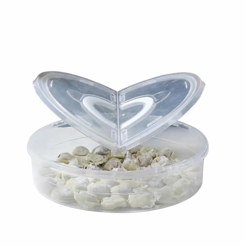 Clear Dumplings Organizer Reusable Multilayer Food Storage Container multi-functional With Sealed Lid Refrigerator Organizer Bin