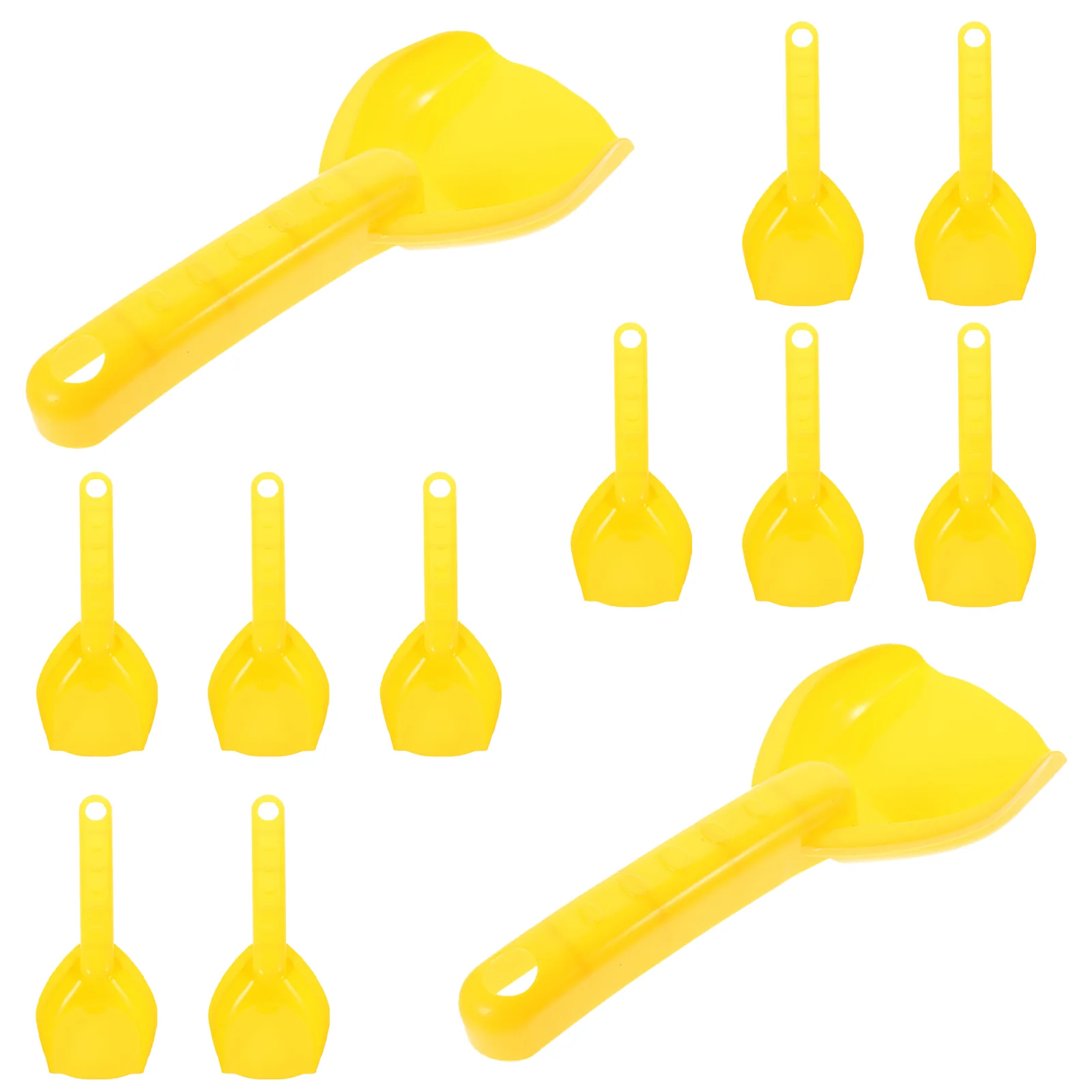 12 Pcs Set Children's Baby Beach Shovels outside Kids Toys Sand Plastic Small for