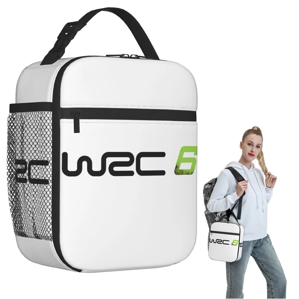 World Rally Championship WRC Insulated Lunch Bag for Women Children Portable Food Boxes Thermal Lunch Box Tote