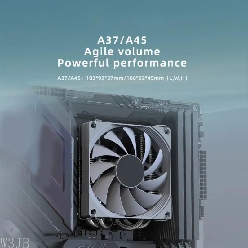 W3JB 120 x 120 x 25 mm, 12 V, U/min, 25 ITX-Systemlüfter mit Kupferkonstruktion für flüsterleise Luftzirkulation – Detail 7