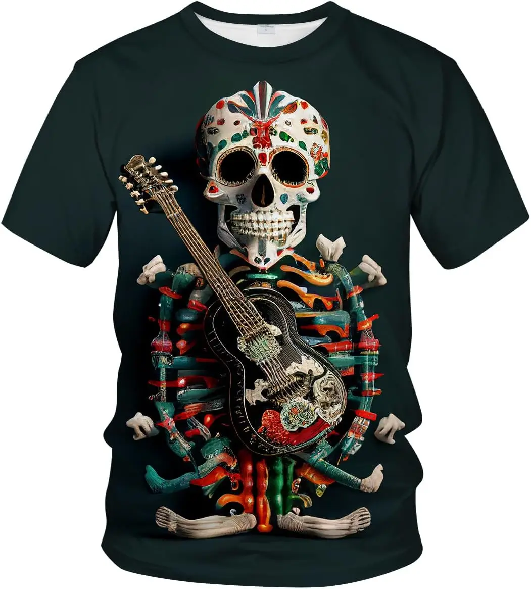 

LAOLIUSN Funny Men's Mexicana Mexico T Shirt Mayan Aztec Theme Tee Shirt，2025 summer