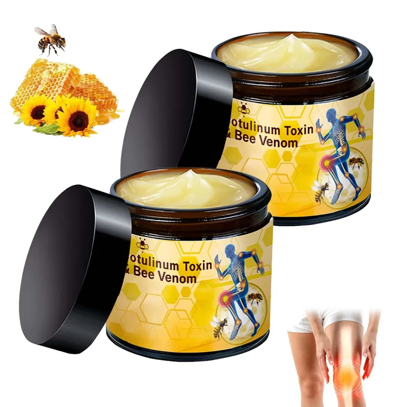 2PCS Botulinum Toxin & Bee Venom, Bee Venom Bone Cream, Bee Venom Joint Gel, Professionelle Bee Venom Joint & Bone Cream, Bee Venom