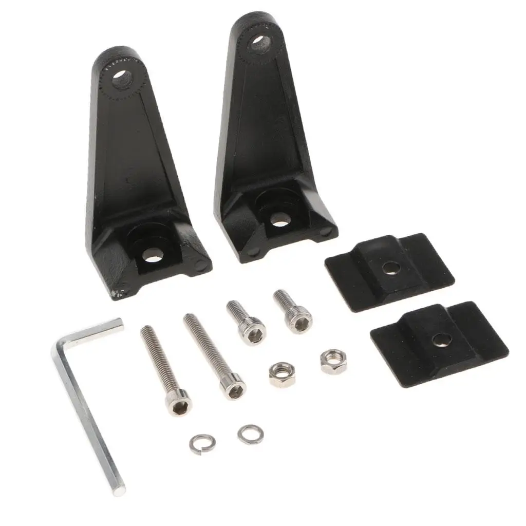 Universal Fit Side Brackets for Mounting Double Row Straight