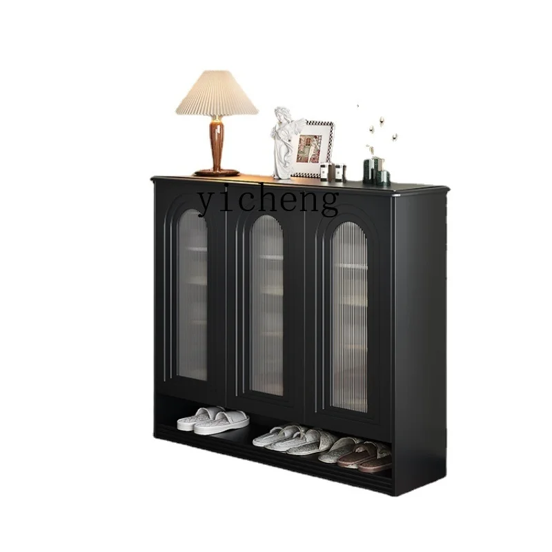 

Xl Retro Shoe Cabinet Home Doorway Indoor Large Capacity Multi-Layer Oversized Entrance Cabinet