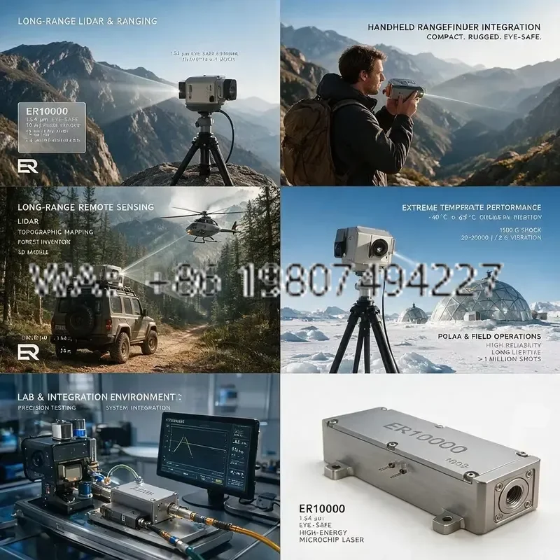 for ERDI ER 8000B High Pulse Energy 1535nm Eye-Safe Erbium Glass Source for Long-Distance LiDAR Advanced Ranging