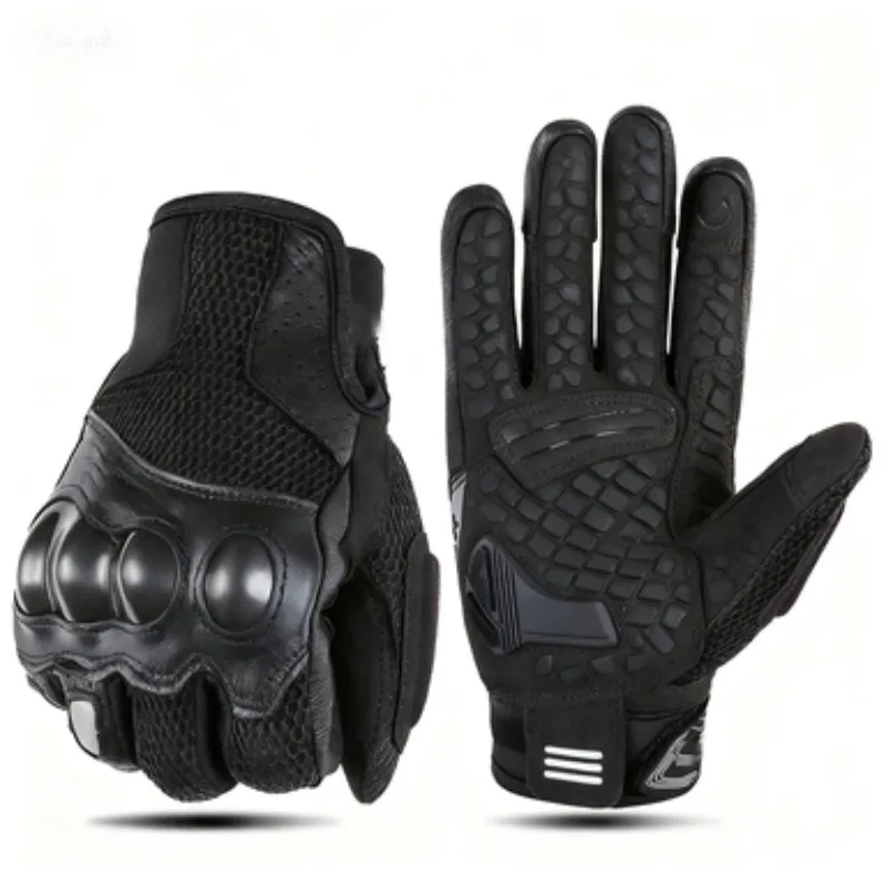 オールシーズン対応のバイク用保護具、耐衝撃性、通気性、保護シェル付き