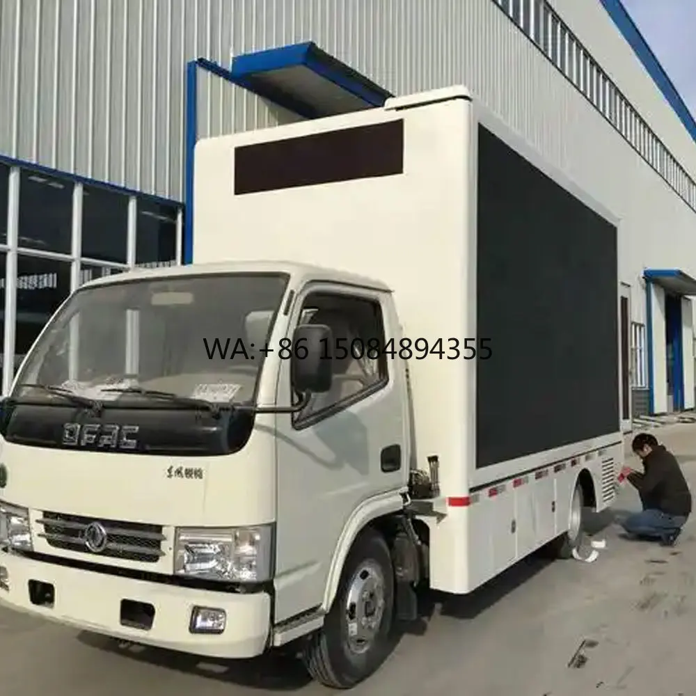 High Brightness Outdoor Billboard P4.8 P6 Display Signage Digital Led Screen Truck Mobile Led Display for Advertising
