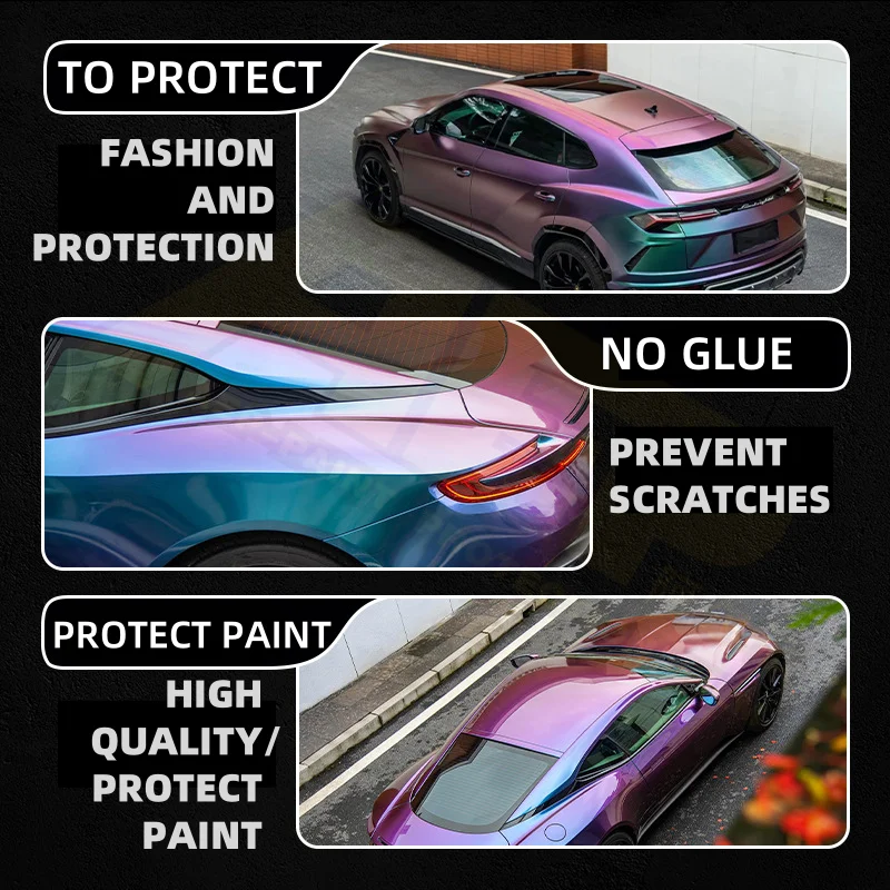 Super Chameleon Series Color Modification Film PET Car Body Decorative Vinyl Wrap PPF Paint Protection Film