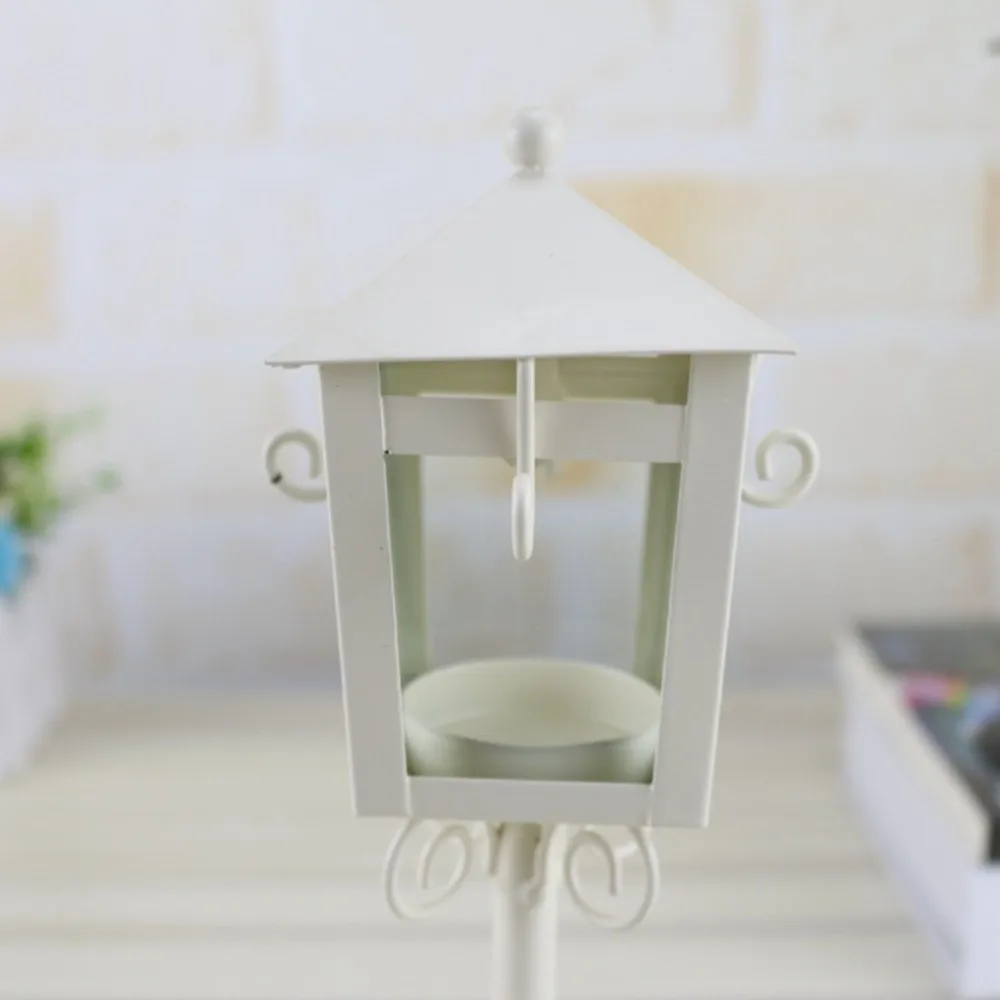 Decorative Candleholders Vintage Candle Holder Simple European Style Romantic Candlestick Luxury Classical Candle Lantern Party