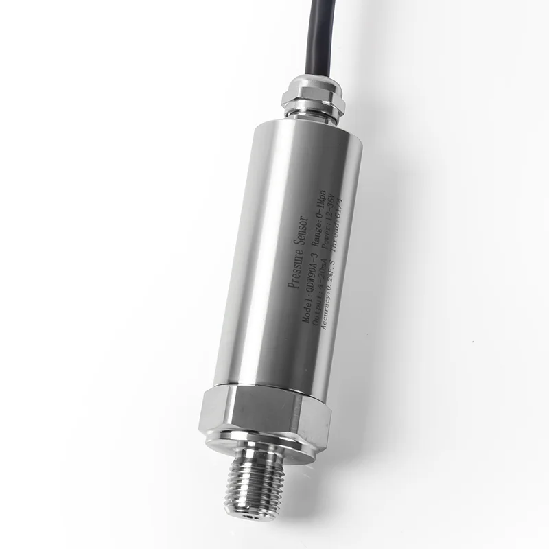 Imagem -03 - Pressão Transmissor Sensor de Pressão Impermeável Transmissor de Pressão Ip67 Npt1 420ma 010v 0600bar Aço Inoxidável