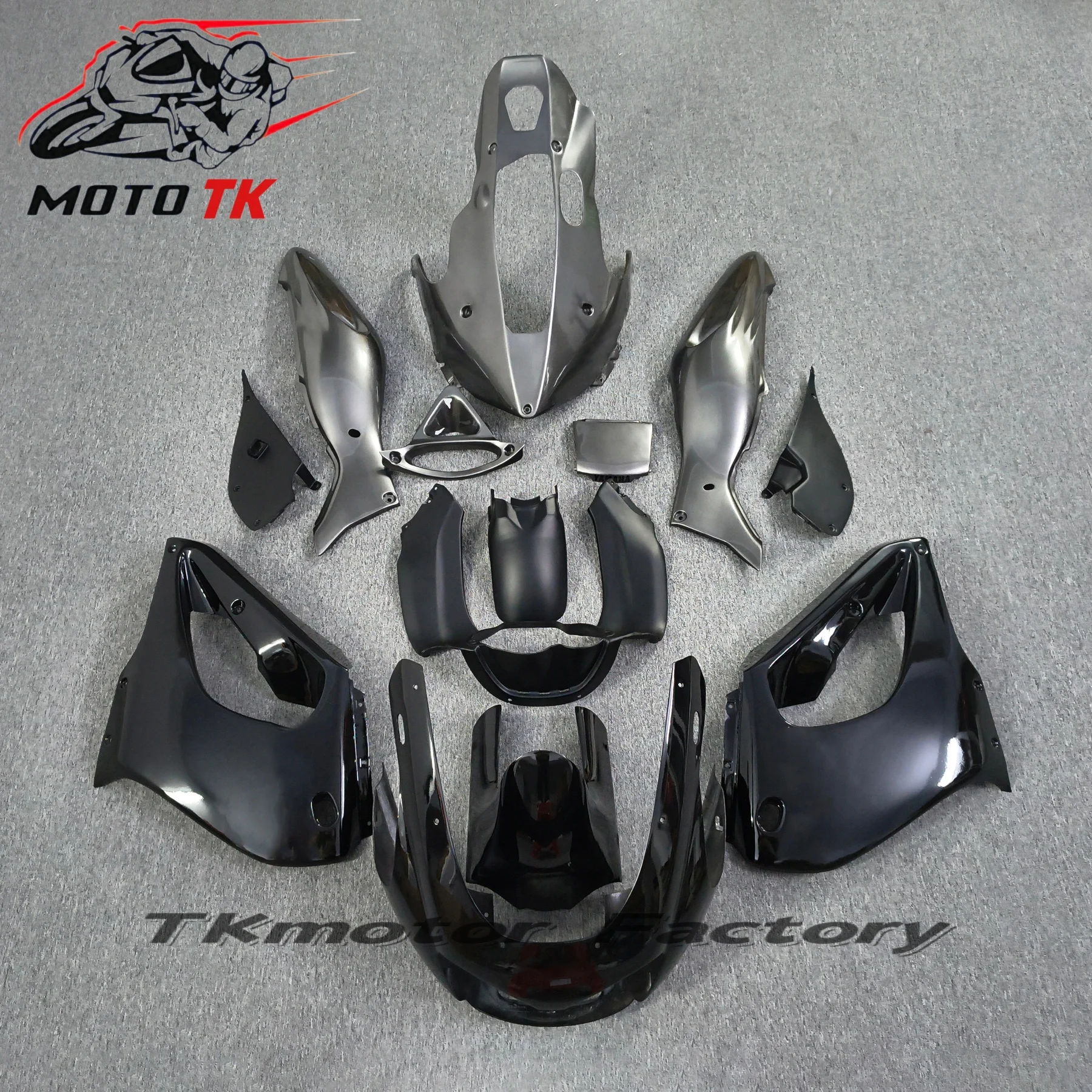 

ABS Glossy Matte Black Complete Fairings Fit for Yamaha-YZF1000 1997 1998 1999 2000 2001 2002 2003 2004 2005 2006 2007