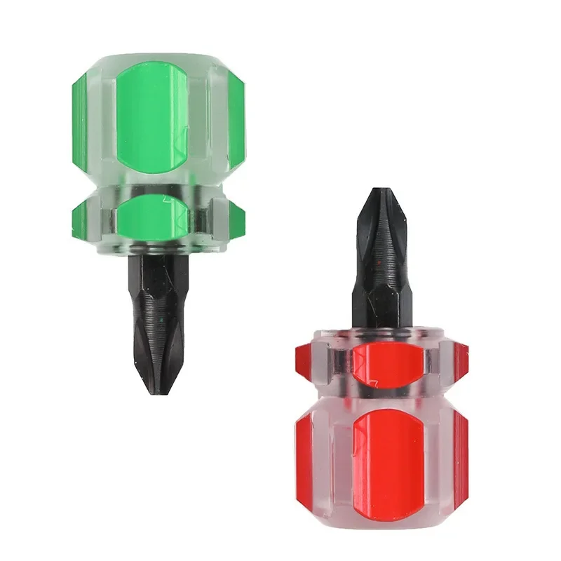 Ultra Short Mini Stubby Flat Head Phillips Screwdriver for Sewing Machines - Narrow Spaces Friendly Tool for Sewing Projects