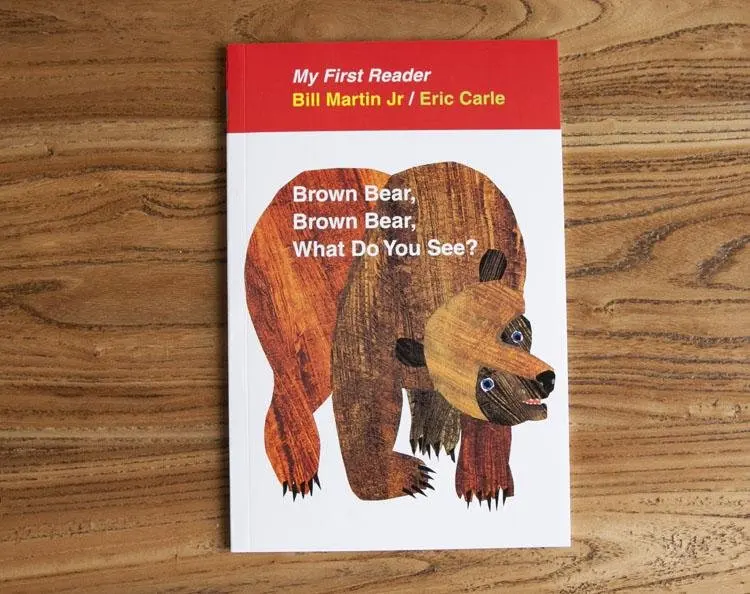 Imagem -05 - Urso de Eric Carle Meu Primeiro Leitor Urso Pardo o Que Você vê 1pc Crianças Inglês Leitura Livro