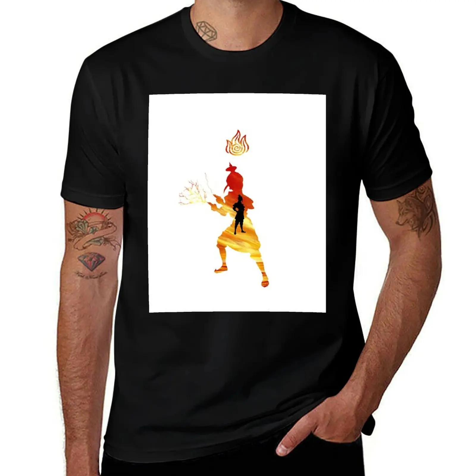 Azula - Avatar the Last Airbender T-Shirt man clothes aesthetic clothes topping slim fit t shirts for men