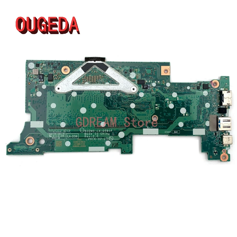 OUGEDA NBGCH11003 NB.GCH11.003 B3ZMS LA-D591P laptop Motherboard for Acer Aspire S5-371 S3-373 SF514-51 i5-6200U 4GB onboard