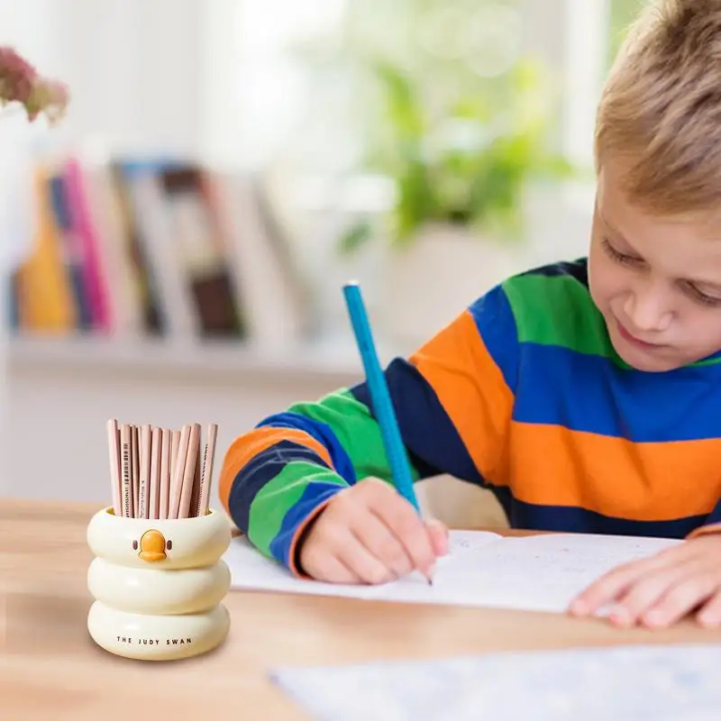 Цветной органайзер для карандашей, офисный держатель для ручек, милые канцелярские принадлежности, настольные аксессуары, вместительные держатели для карандашей