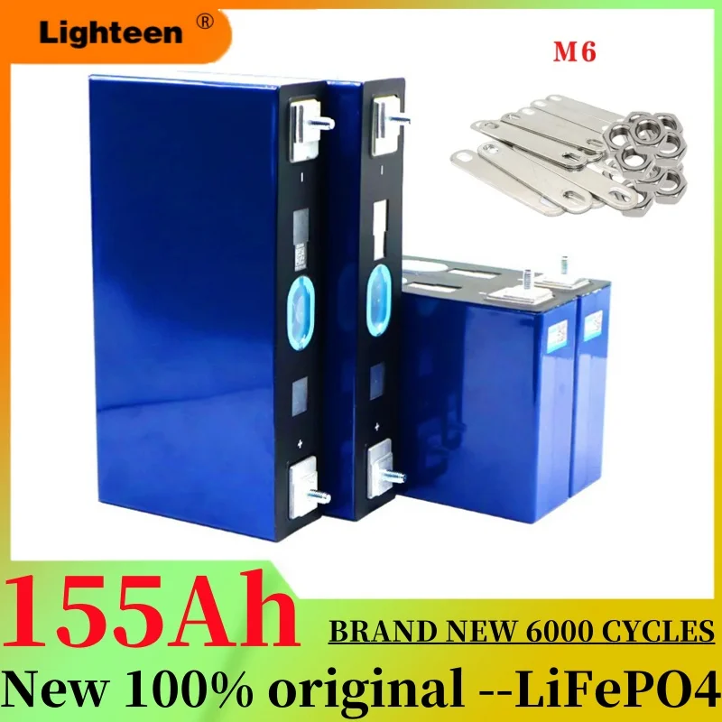 The new DIY 3.7V 155Ah LiFePO4 battery is suitable for rechargeable power batteries such as electric car yacht solar system