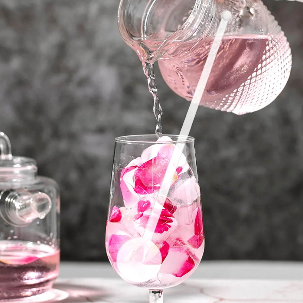 

160 Pcs Stirring Sticks Reusable Cocktail Stirrer Decorative Coffee Stirrer Plastic Bar Swizzle Juice Mixing Rods