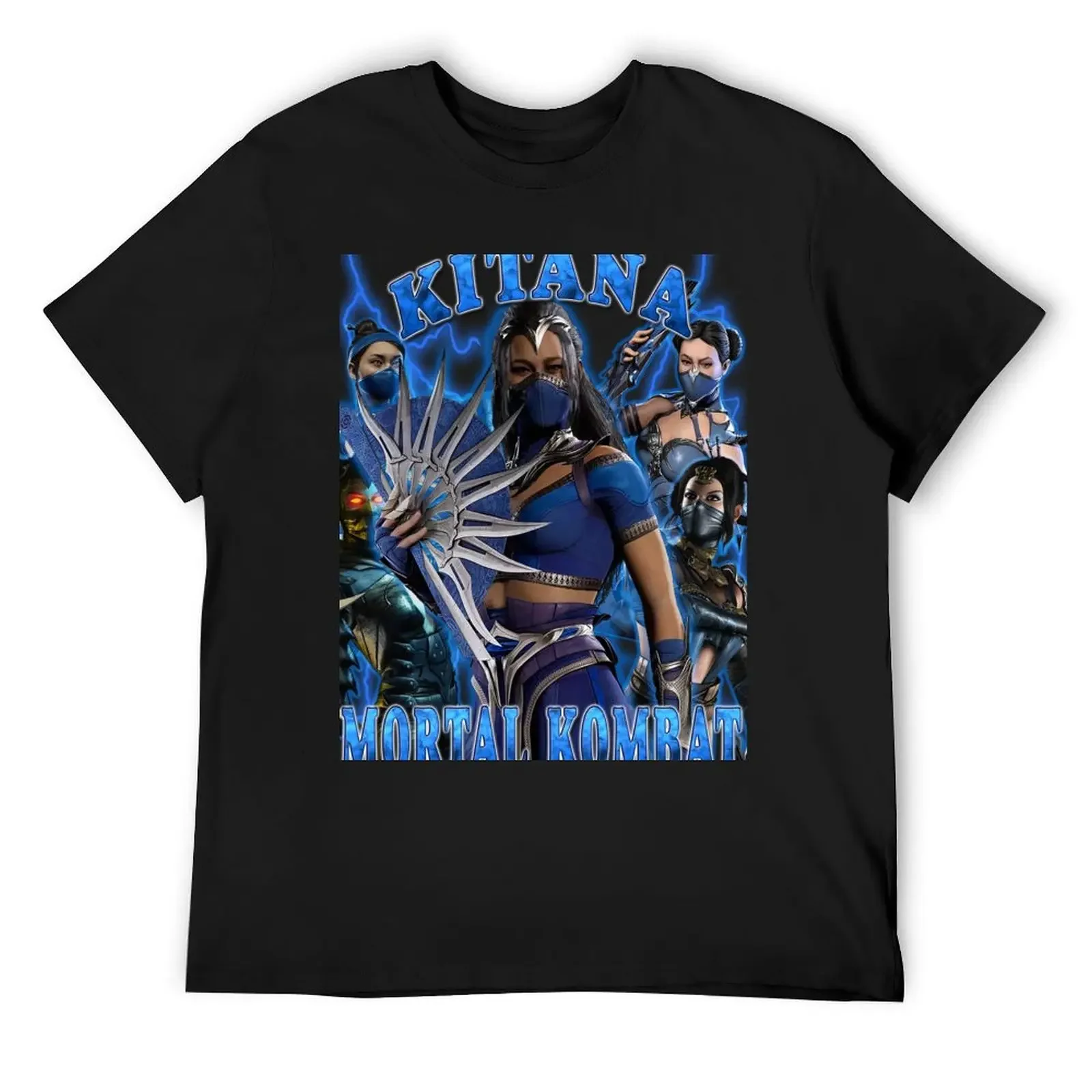 Mortal Kombat 1 - Kitana MK T-Shirt summer clothes vintage aesthetic clothes men t shirts high quality