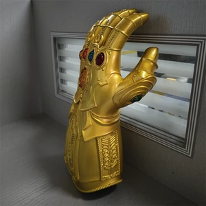 Superhero Cos Prop Infinity Gauntlet Lampu LED Sarung Tangan Thanos Sarung Tangan Infinity Merah Senjata Cosplay Dewasa Halloween Mainan Hadiah Anak 10 legenda marvel penjualan terbaik thanos - №