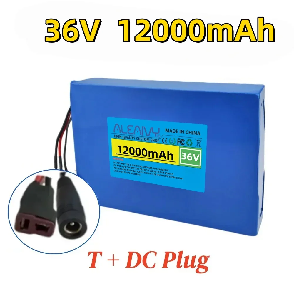 36V 12000mAh 10S4P 18650 lithiumbatterijpak - BMS uitgerust oplaadbaar voor 500W skateboard dagelijks woon-werkverkeer vervanging