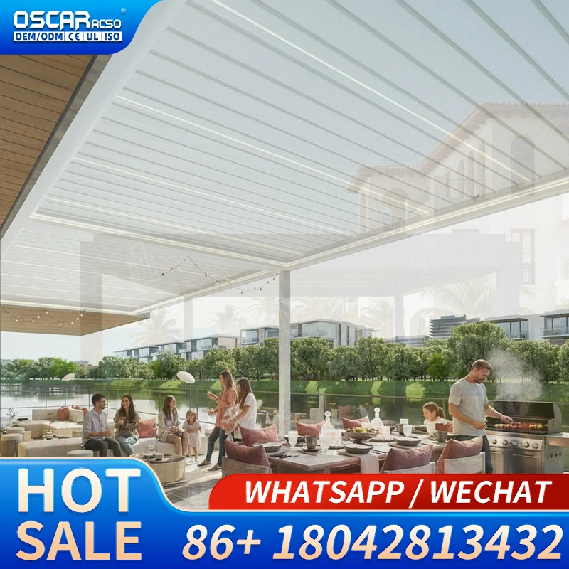 3x6 3x6m 4x6 4x6m 6x3 6x3m 6x4 6x4m 4x8 8x4m 8x4 8x4m Outdoor Aluminum Louvered Roof Structure Patio Shade for Garden Backyard P