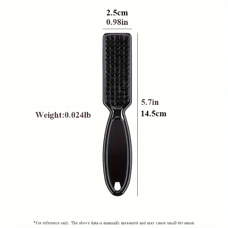 Barber Neck Duster Pinsel Sets Kunststoff Griff Friseur Weiche Haar Reinigung Pinsel Kopf Form Carving Reinigung Pinsel