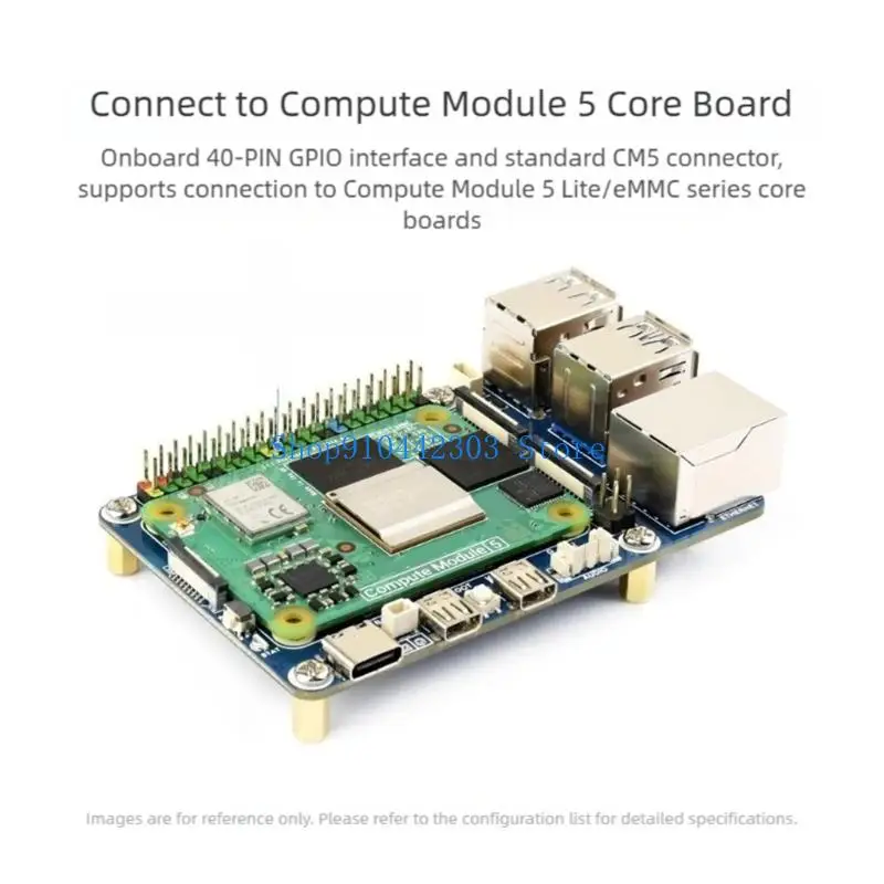 

L4MD RJ45 Gigabit Ethernet Compute Base Base Poard Adapter Poard для CM5