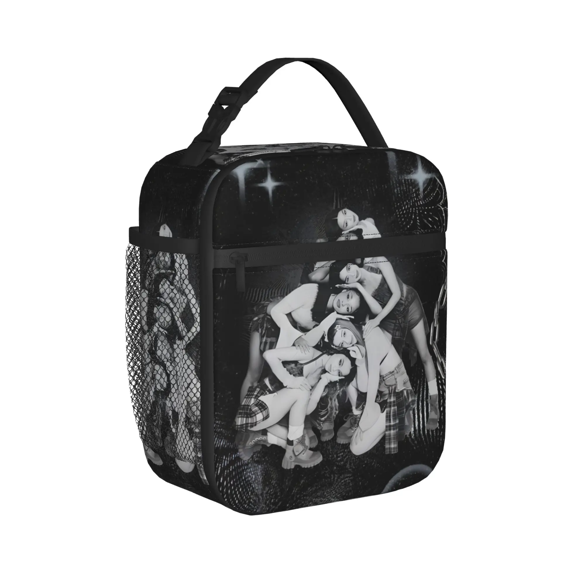 Katseyes Kpop Girl Group Thermal Insulated Lunch Bag for School  Portable Food Container Bags Cooler Thermal Lunch Box