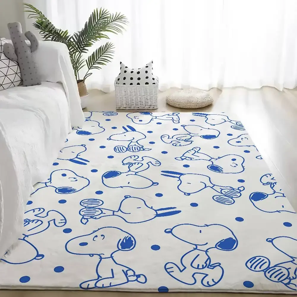 Cute S-Snoopys Floor Mats Home Laundry Rug Carpet For Living Room Decor Lounge Area Anti-slip Foot Mat Entrance Doormat view 5