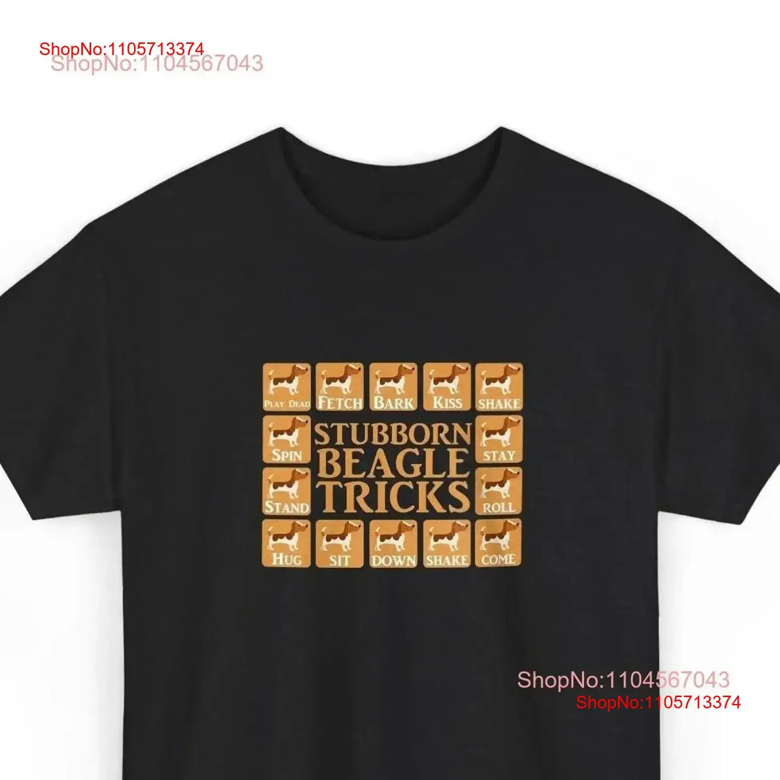 Stubborn Beagle Tricks T Shirt Funny Dog Lover Owner Cute Humor Pet Apparel Quirky Mom vintage Washed graphic Versatile
