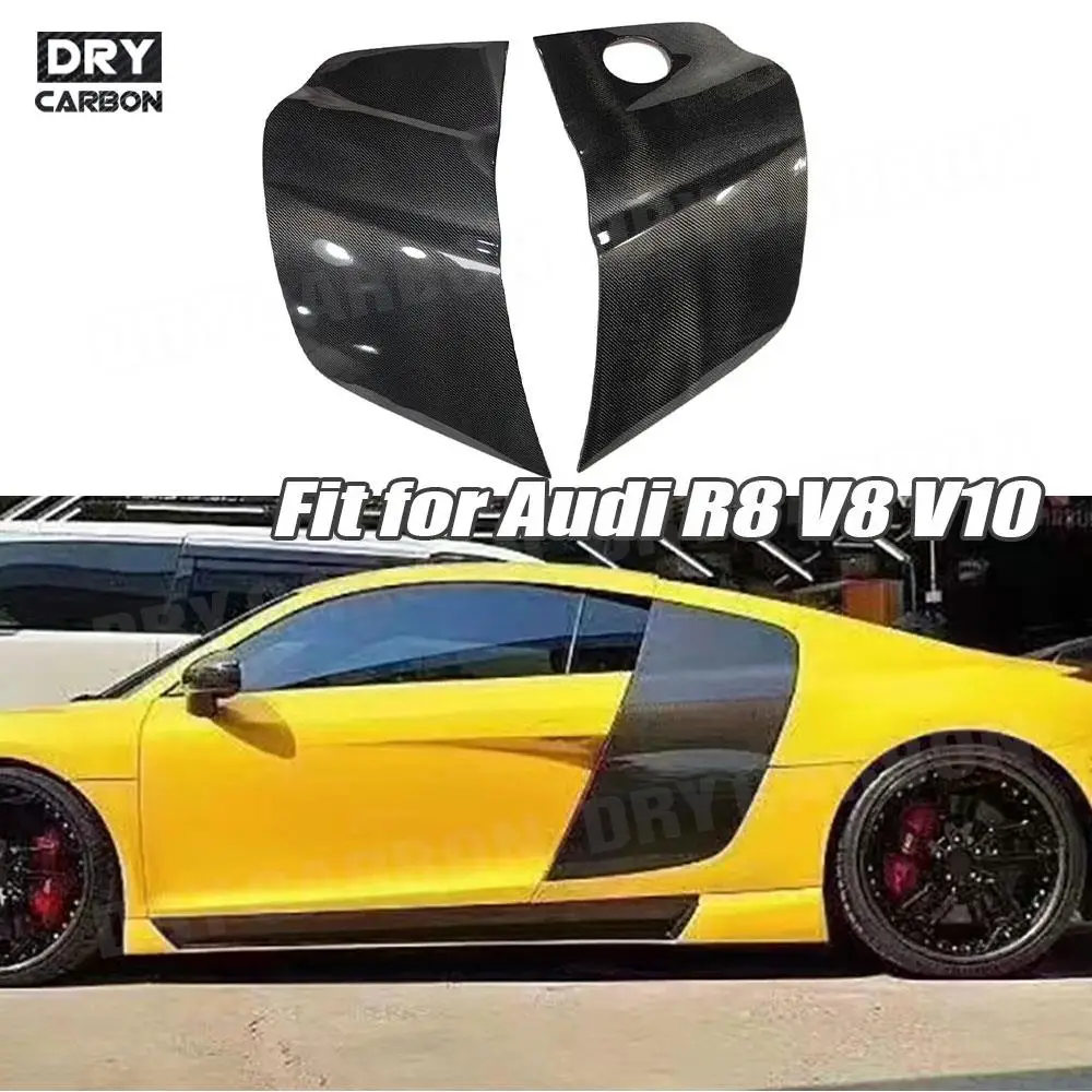 

Carbon Fiber Car Side Door Fender Cover Trims for Audi R8 V8 V10 2008 2009 2010 2011 2012 2013 2014 2015