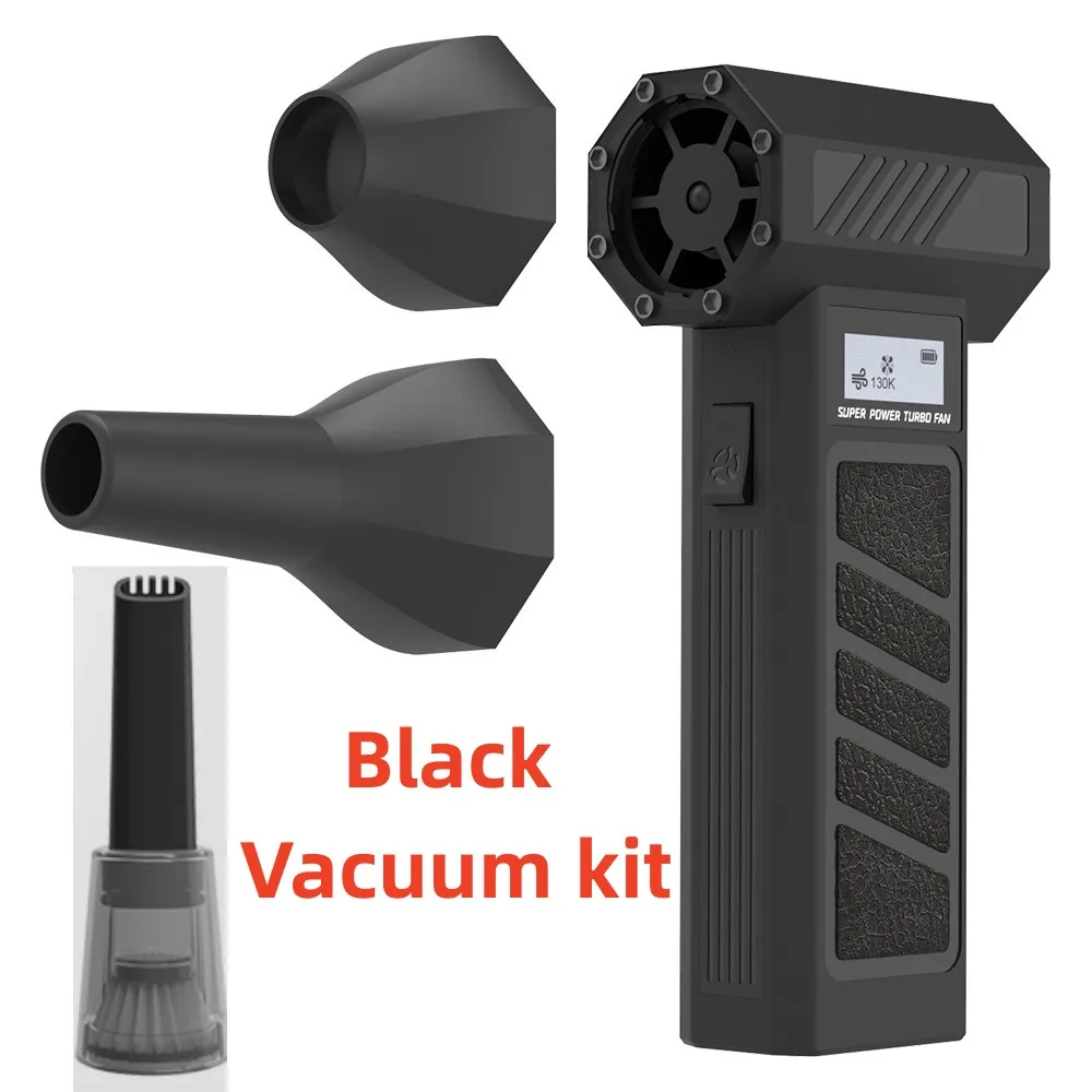 160000RPM Mini Turbo Jet Fan Rechargeable Blower with LED Display Electric Air Duster Adjustable wind speed Fan Cleaning Tools