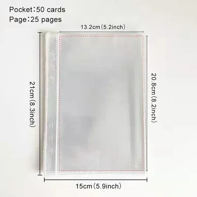 A5 Laser Star Zipper Binder Organizer