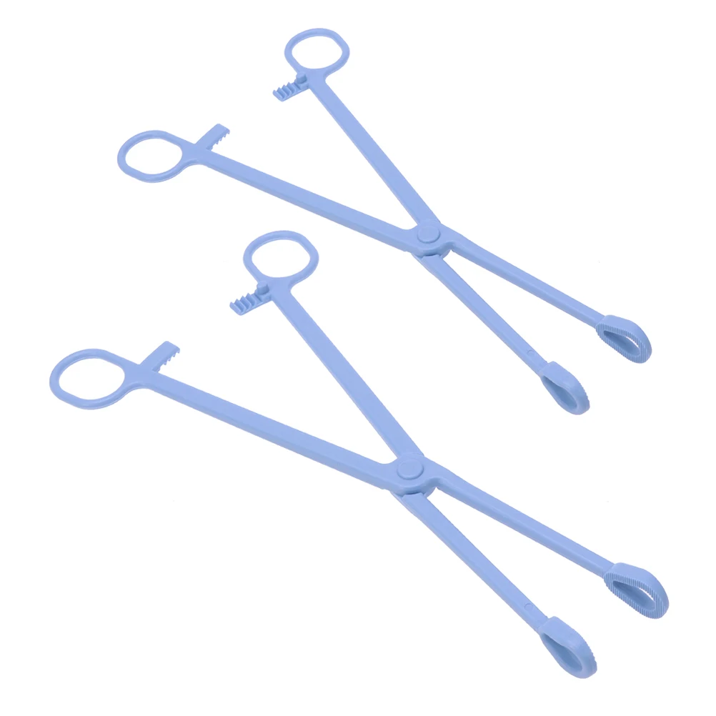 

2Pcs Reptile Poop Pickup Clip Strong Tension Lightweight Tongs for Tortoise Hamster Lizard Bird Waste Removal Reptile Scooper