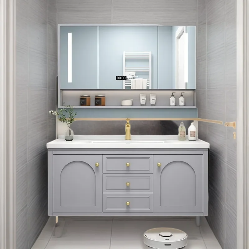 Bathroom Cabinet Storage Wooden Furniture Sink Base Multipurpose Floor Sinks Filing Cabinets Small Closet Closed Toilet Corner