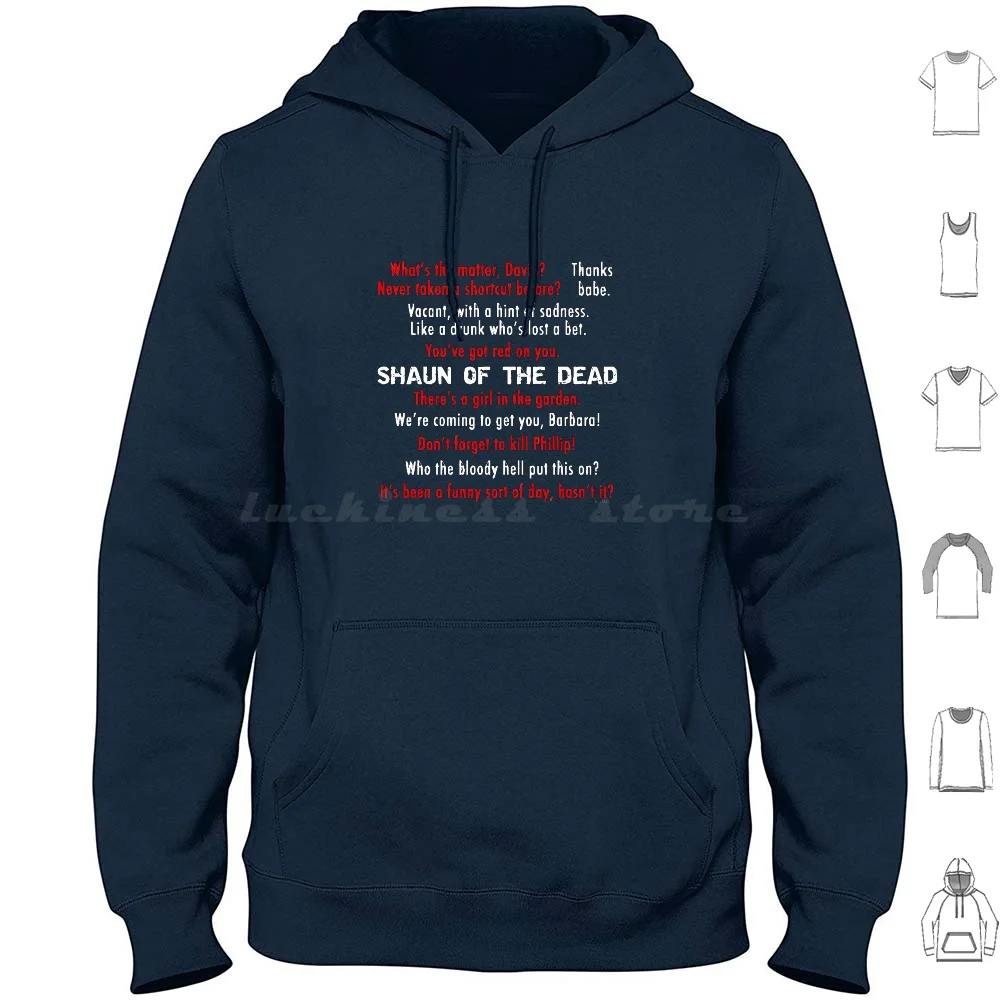 The Spectre Tomb Cannibalism Shaun Of Dead Quotes Funny Graphic Gifts Hoodie cotton Long Sleeve The Spectre Tomb Cannibalism