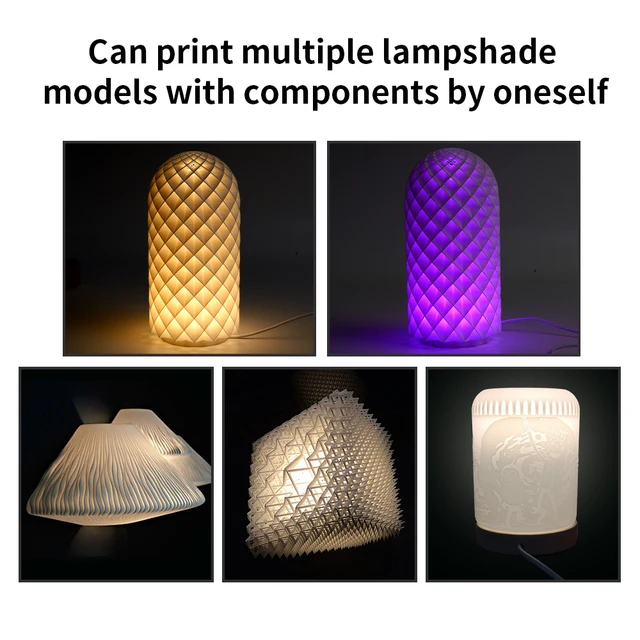 For Bambu Lab LED Lamp Kit Adjustable Light Kit RGB Light Parts Hardware DIY Model White/Cold/Warm Lights Without Lamp Shell 001 6 LED Lamp Kit for Bambu Lab 3D-Printed Lamp Models – Adjustable RGB / White Light, DIY Hardware Set – view 6