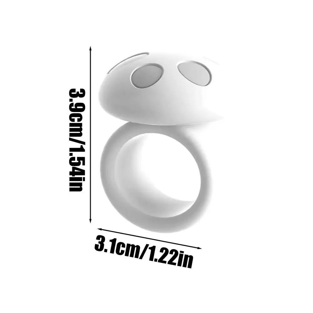 Protector de pared de silicona anticolisión para puerta, pomo de puerta antiestático, cuenta de silicona antigolpes, 4 Uds.