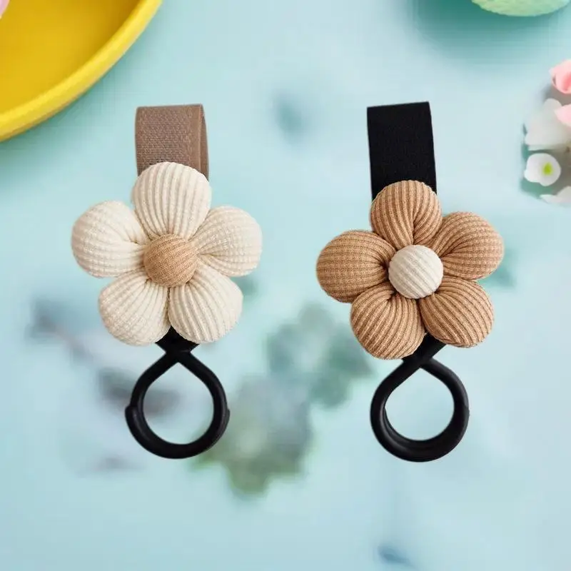 

Newborn Essentials Storage Accessory; Sweet Flower Design Stroller Bag and Umbrella Hook