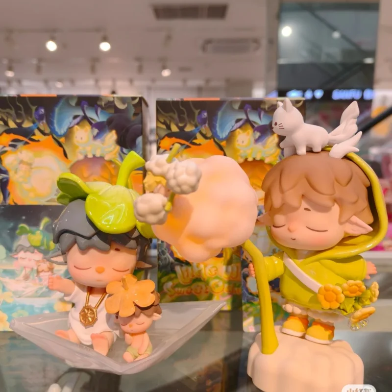 

Kawaii Mimi Trendy Chinese Style Little World Sweet Conquests Series Blind Box Figurine Mini Ornament Mystery Collection Gift