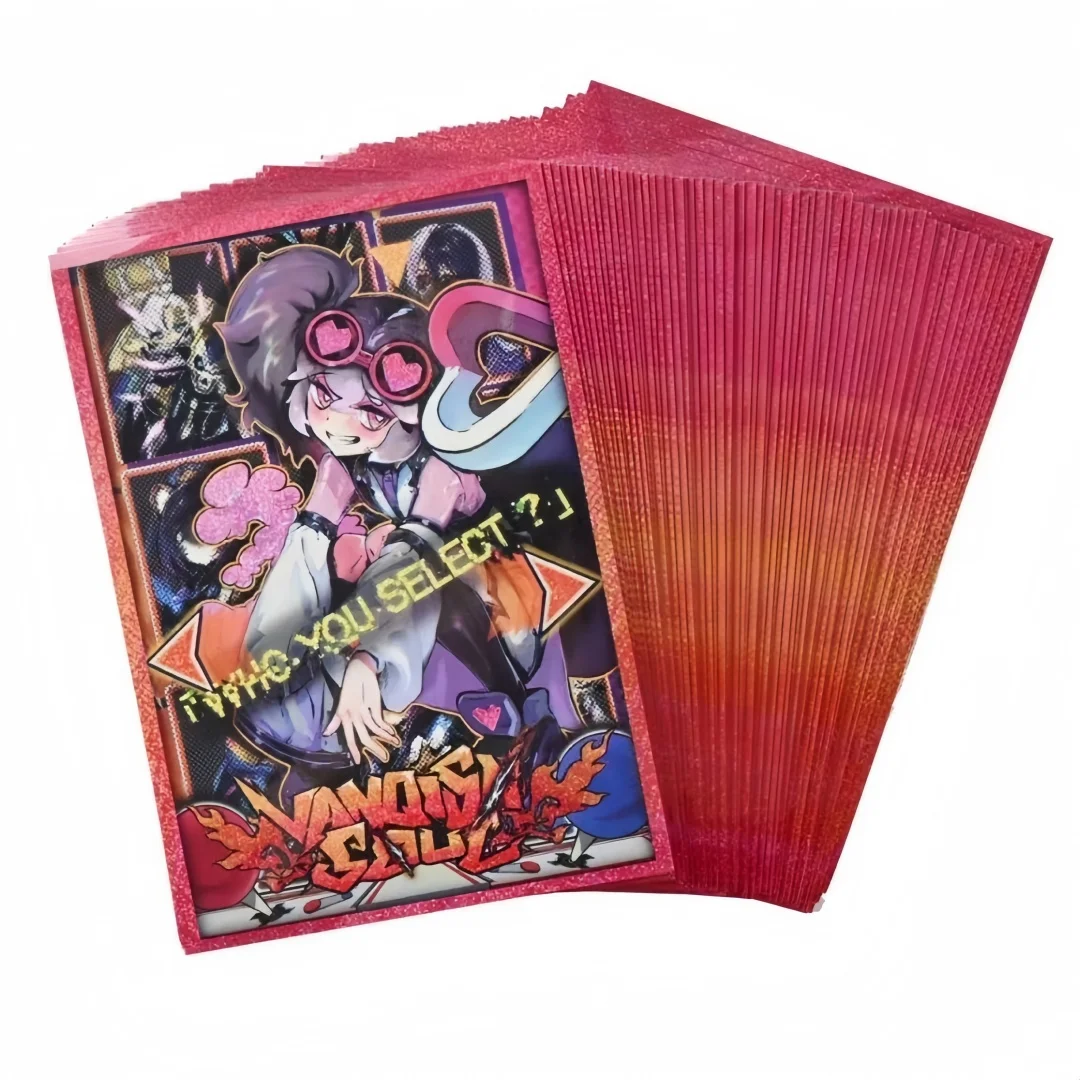 

60 шт. Yu-Gi-Oh! Защитные чехлы для карт Vanquish Soul Dr. Mad Love, 63x90 мм, для настольных и аниме-игр, коллекционные