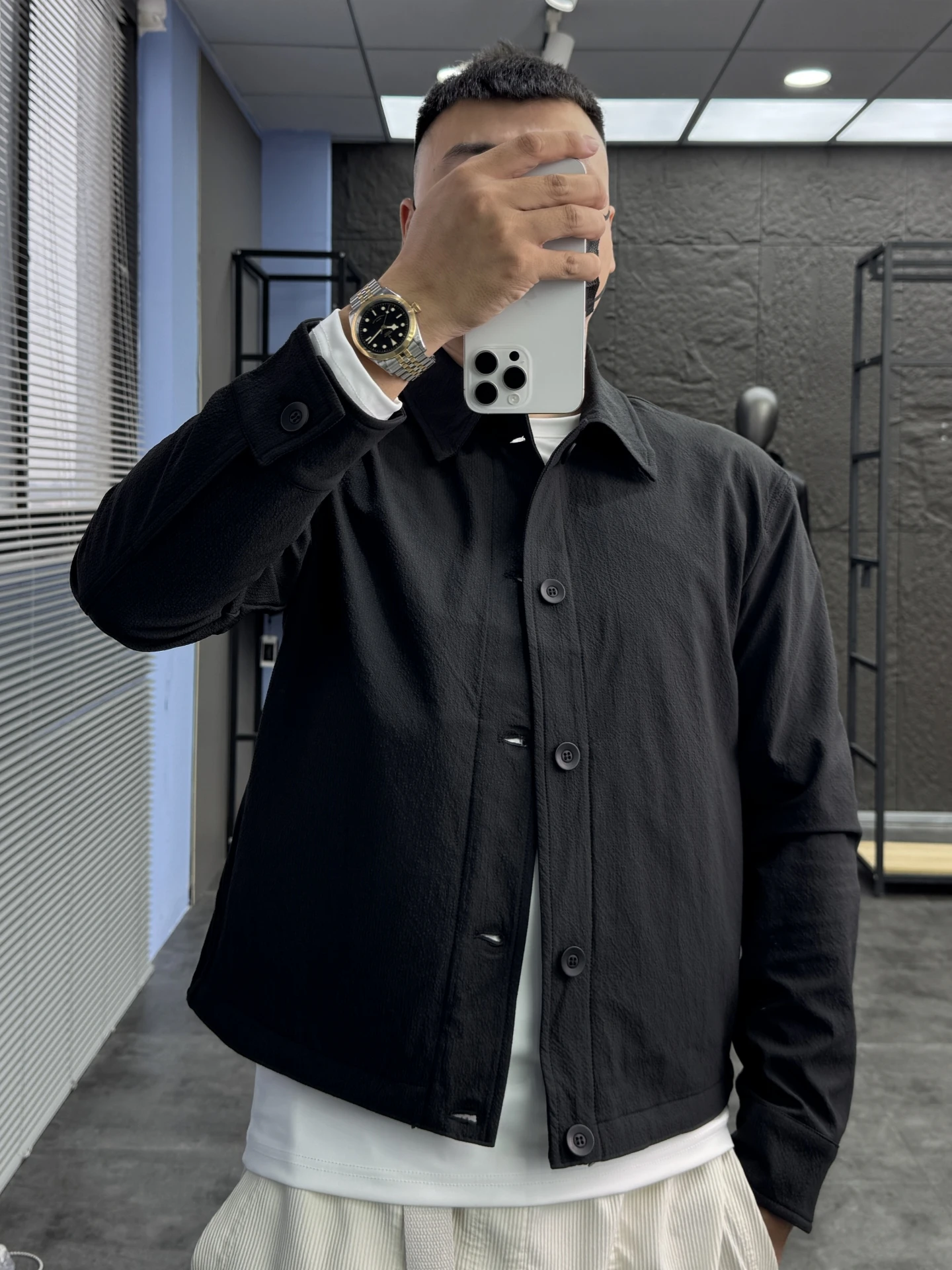 

Pampa & SVIP Cabinet 2900 Thi Bubble Cloth Jaet, весна-осень, цветное повседневное мужское пальто с высоким воротником