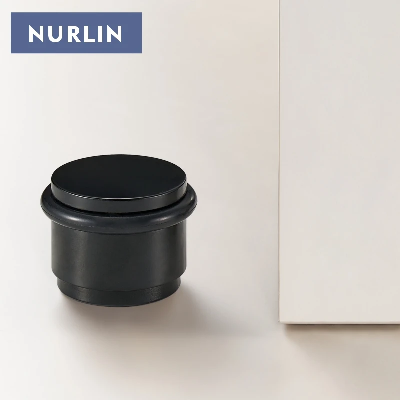 Nurlin Brass Sturdy New Structure Plain Door Stopper For Bathroom Indoor And Outdoor Gates Matte Gold Antique Bronze Nickel