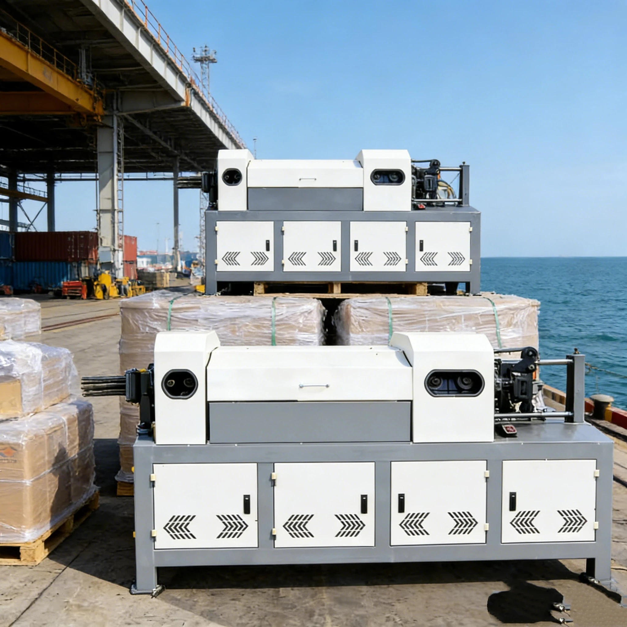 

Widely Used Steel Rod Automatic Round Rebar Reinforced bar Straightener and Cutter bar straightening cutting machine customized
